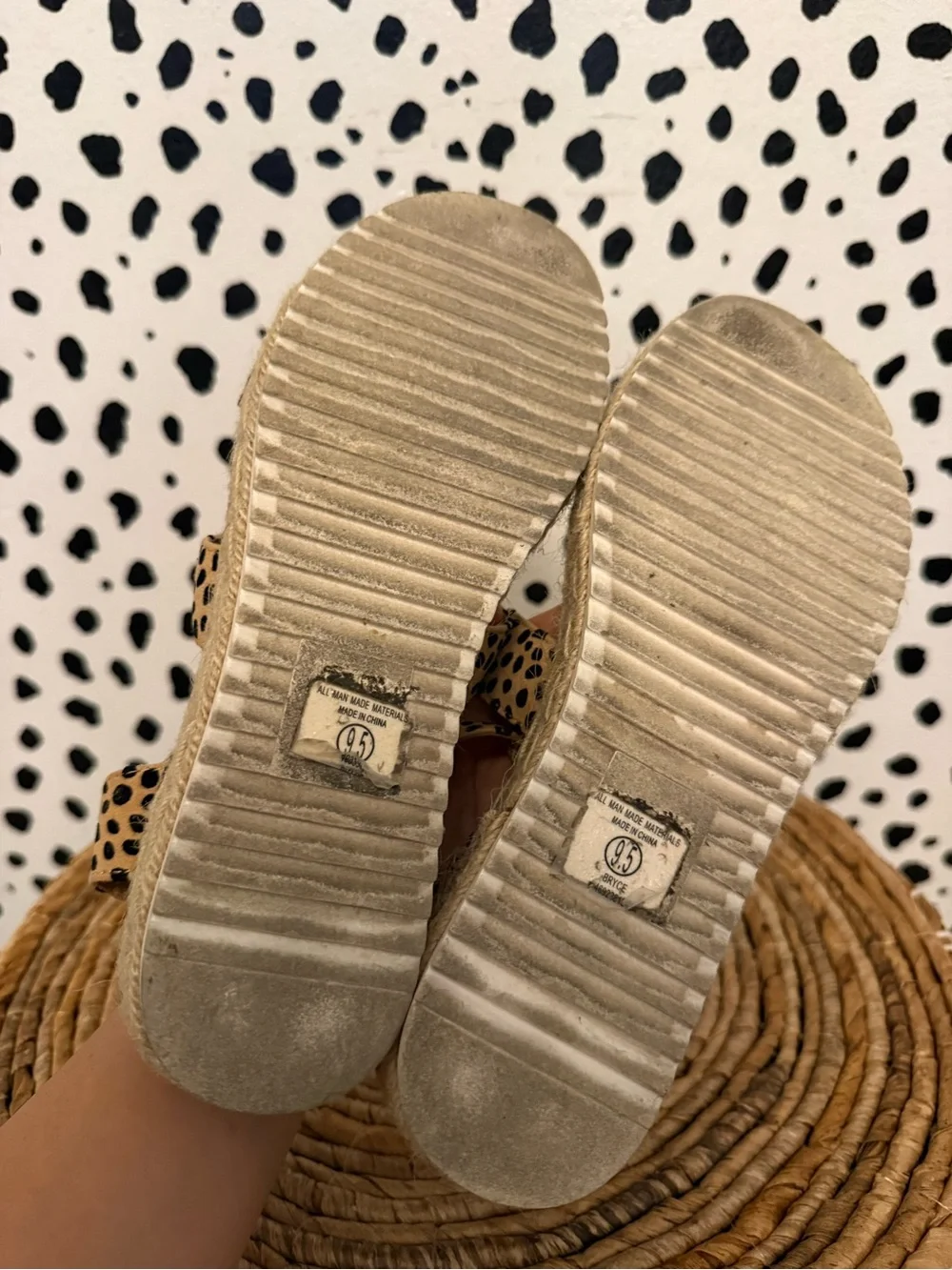 Soda Leopard Print Platform Sandals